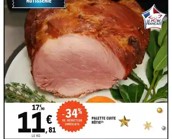 E.Leclerc Palette Cuite Rotie offre