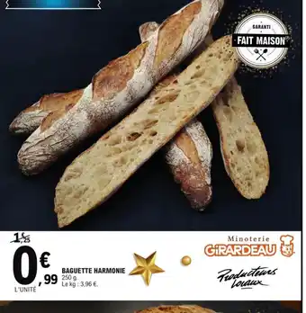 E.Leclerc Baguette Harmonie offre
