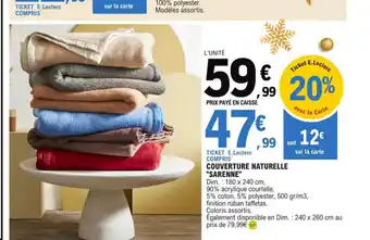Couverture Naturelle Sarenne