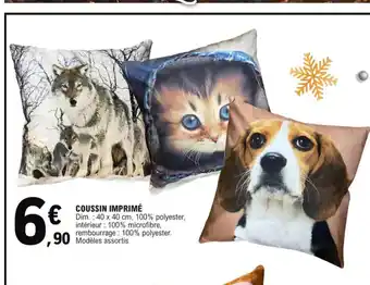 E.Leclerc Coussin Imprime offre