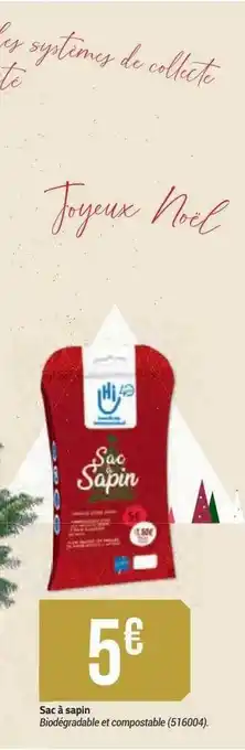 Bricorama Sac à sapin offre