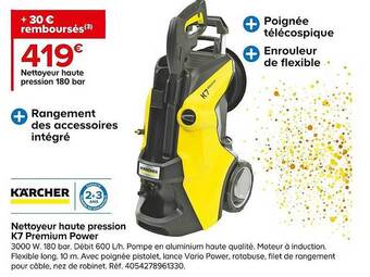 Castorama Nettoyeur haute pression 180 bar k7 premium power kärcher offre