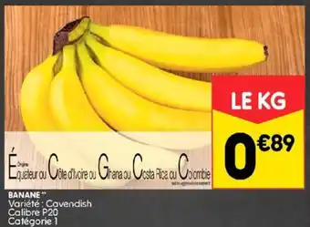 Leader Price Banane offre