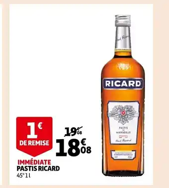 Auchan Pastis Ricard offre