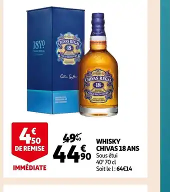 Whisky Chivas 18 Ans