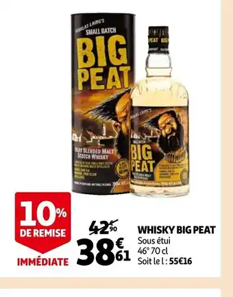 Auchan Whisky Big Peat offre