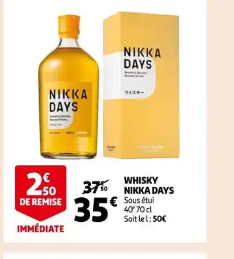 Auchan Whisky Nikka Days offre