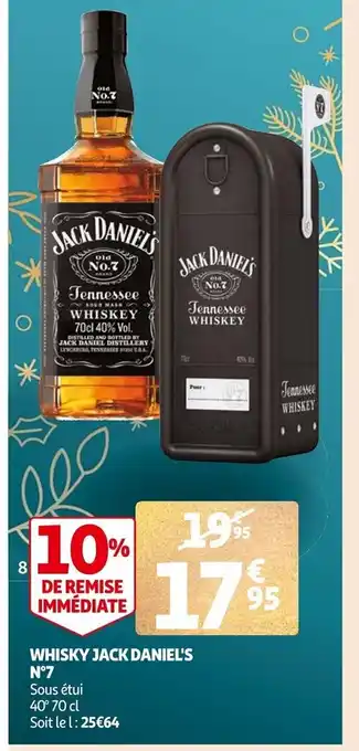 Auchan Whisky Jack Daniel's N°7 offre