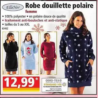 Norma Robe douillette polaire femme ellenor offre