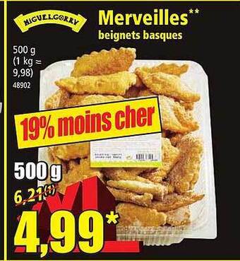 Norma Merveilles beignets basques offre