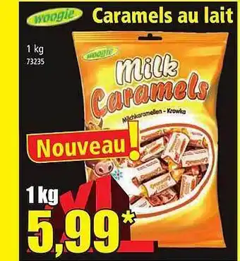 Norma Caramels au lait woogie offre