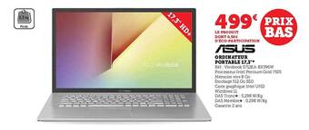 Super U Ordinateur portable 17,3 offre