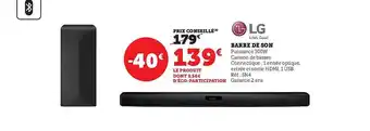Super U Barre de son lg offre