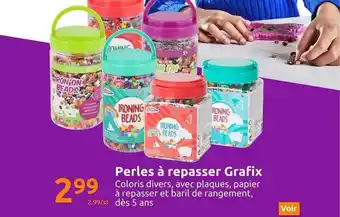 Action Perles à repasser grafix offre