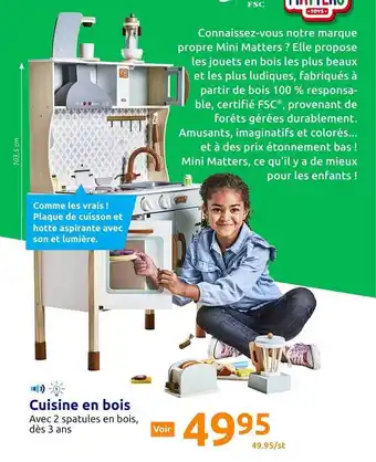 Action Cuisine en bois offre