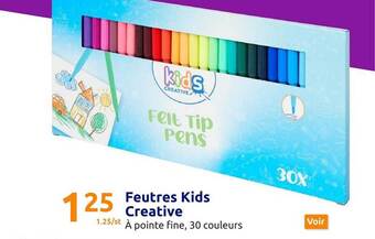 Action Feutres kids créative offre
