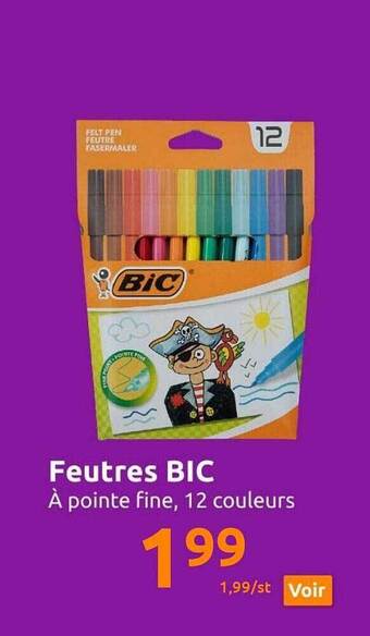 Action Feutres bic offre