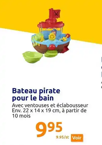Action Bateau pirate pour le bain offre