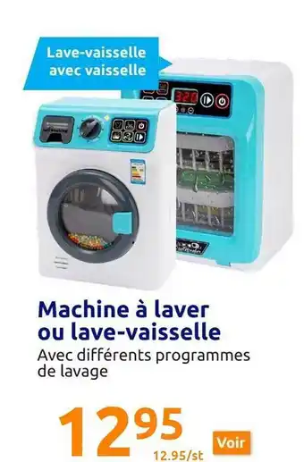 Action Machine à laver ou lave-vaisselle offre