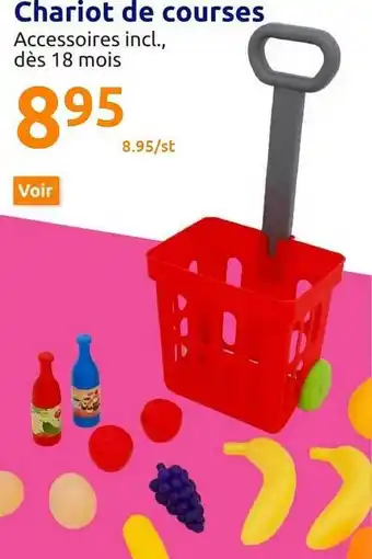 Action Chariot de courses offre