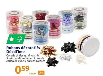 Action Rubans décoratifs décotime offre