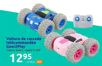 Action Voiture de cascade télécommandée gear2play offre