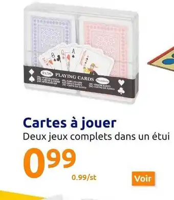Action Cartes à jouer offre