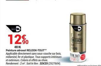 Bricorama Peinture aérosol relook-tout offre