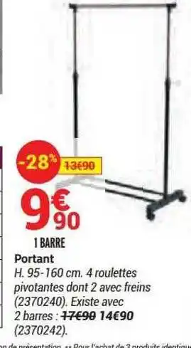 Bricorama Portant offre