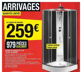 Brico Dépôt Cabine de douche 85 x 85 offre