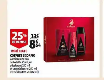 Auchan Coffret scorpio offre