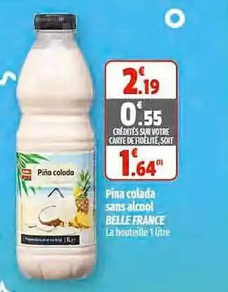 Pina colada sans alcool belle france