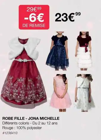 Costco Robe fille - jona michelle offre