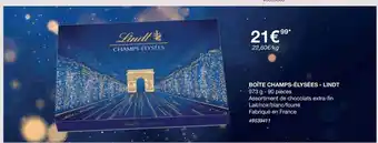 Costco Boîte champs-élysées - lindt offre