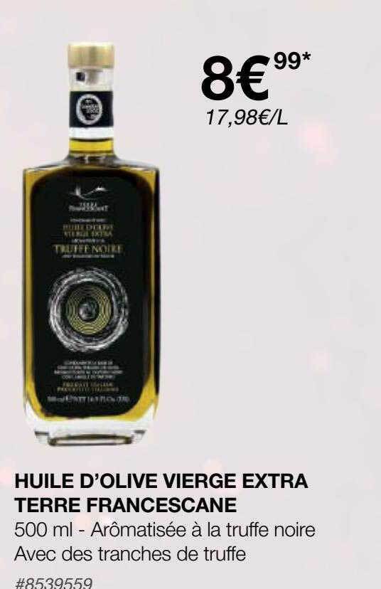 Promo Huile d'olive vierge extra terre francescane chez Costco