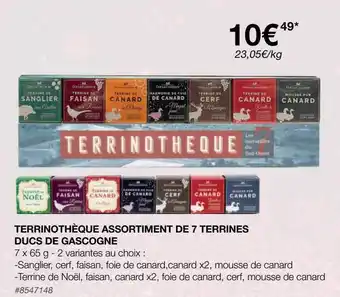 Costco Terrinothèque assortiment de 7 terrines ducs de gascogne offre