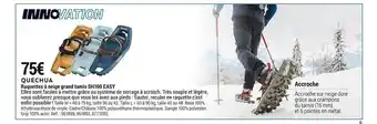 Decathlon Raquettes à neige grand tamis sh100 easy quechua offre