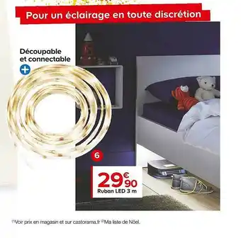 Castorama Ruban led 3 m offre