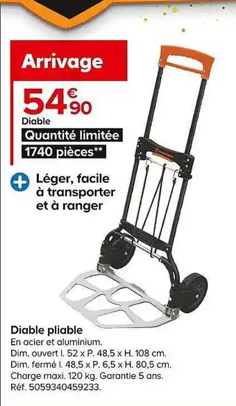 Diable pliable