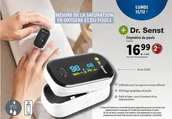 Oxymètre de pouls dr. senst