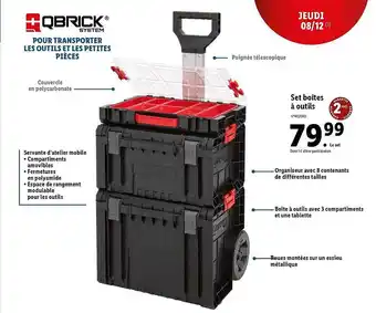 Lidl Set boîtes à outils offre