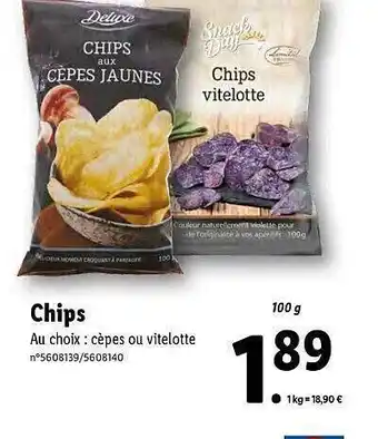 Lidl Chips deluxe offre