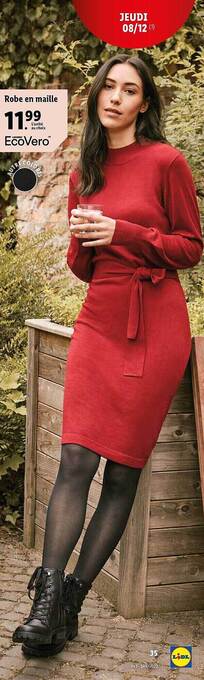 Lidl Robe en maille offre