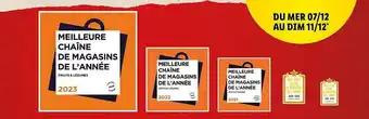 Lidl Meilleure chaîne de magasins de l'année 2023-2022-2021 offre