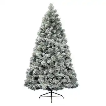 Sapin de noël artificiel 'abries' enneigé - h.150cm