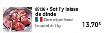 Sot l'y Laisse De Dinde