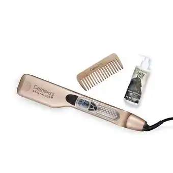Auchan Coffret lisseur vapeur demiliss titanium natural care offre