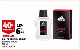 Auchan Eau de parfum adidas offre