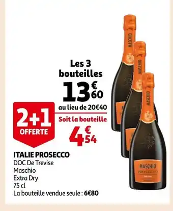 Auchan Italie Prosecco offre