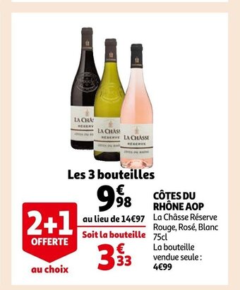 Auchan Cotes Du Rhone Aop offre